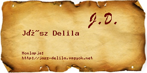 Jász Delila névjegykártya